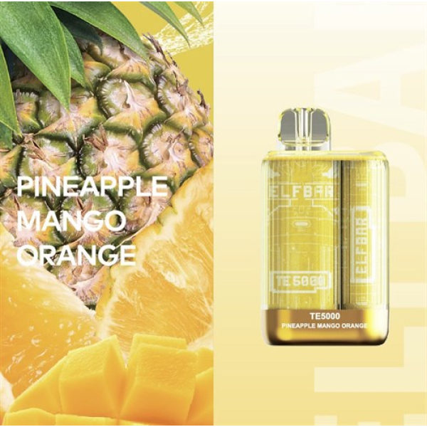 Elfbar TE5000 Pineapple Mango Orange, 5000 тяг в Воркуте