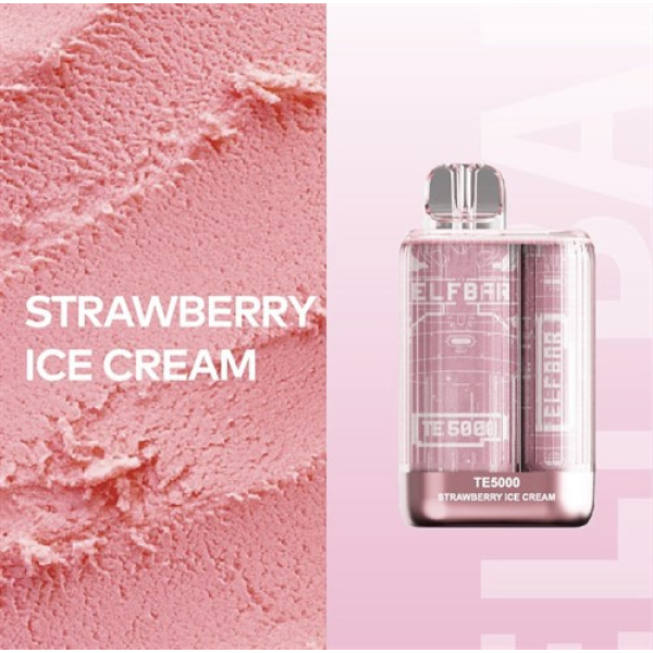 Elfbar TE5000 Strawberry Ice Cream, 5000 тяг в Воркуте