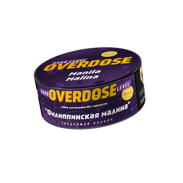 Табак Overdose Manila Malina (Филиппинская малина) 25 гр в Воркуте