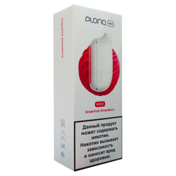 Plonq Max Grapefruit Strawberry 6000 тяг в Воркуте