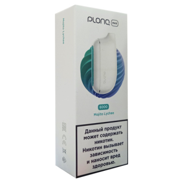 Plonq Max Mojito Lychee 6000 тяг в Воркуте