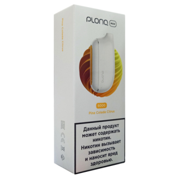 Plonq Max Pina Colada Citrus 6000 тяг в Воркуте