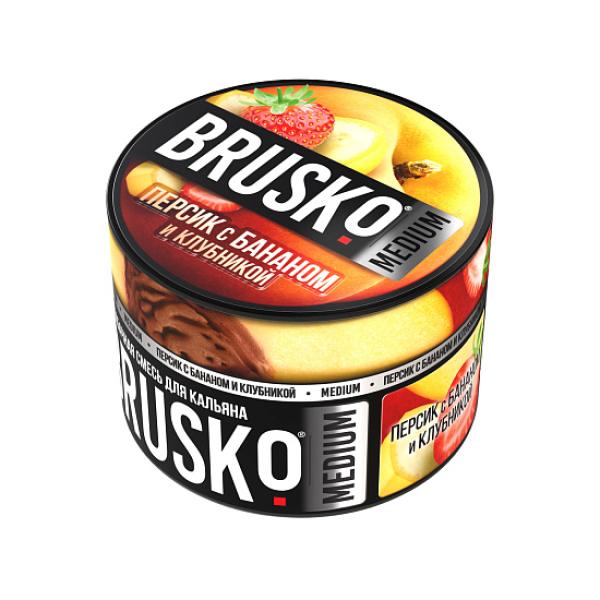 Смесь Brusko Персик с бананом и клубникой 50 гр в Воркуте
