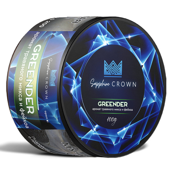 Табак SAPPHIRE CROWN GREENDER  100 грамм в Воркуте