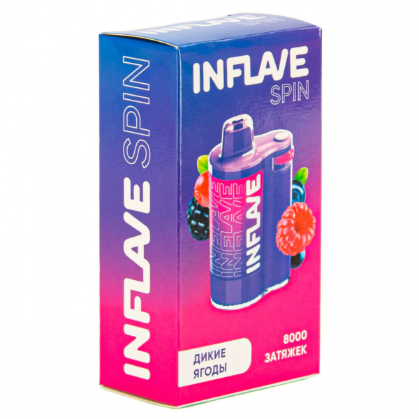 INFLAVE SPIN Дикие ягоды (8000 затяжек) в Воркуте