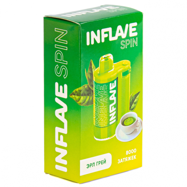 INFLAVE SPIN Эрл Грей (8000 затяжек) в Воркуте