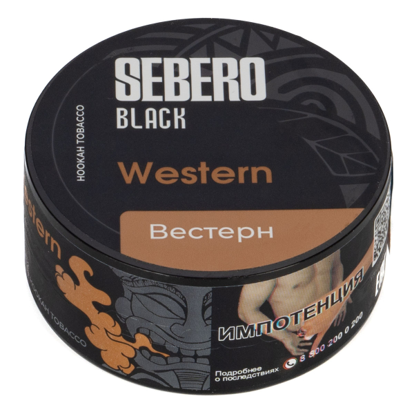Табак Sebero Black Western  25 грамм в Воркуте