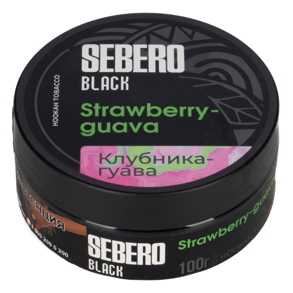 Табак Sebero Black Strawberry Guava  100 грамм в Воркуте