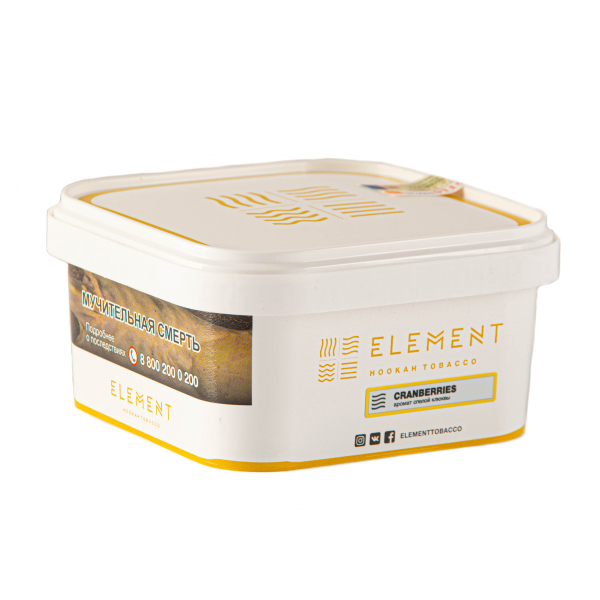 Табак Element ВОЗДУХ Cranberries  200 грамм в Воркуте