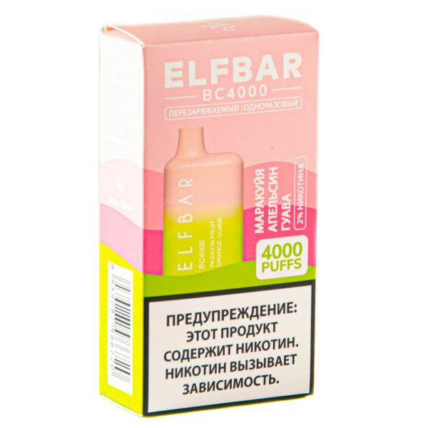 ELF BAR Passionfruit Orange Guava (4000 затяжек) 20 мг в Воркуте