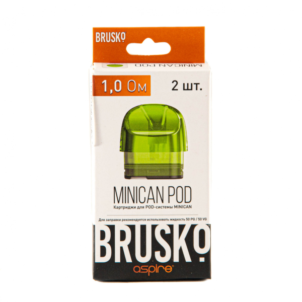 Картридж Brusko Minican зелёный (2шт.) 1,0 в Воркуте