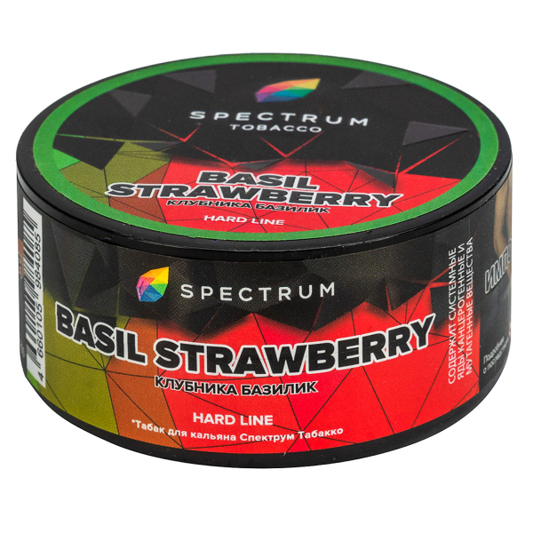 Табак Spectrum Hard Basil Strawberry  25 грамм в Воркуте