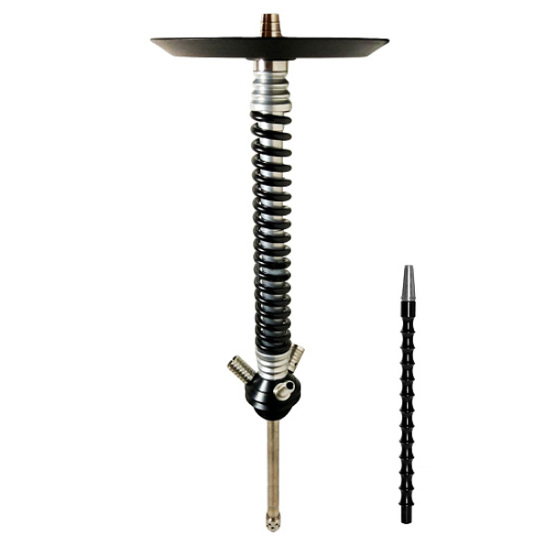 Кальян Mamay Custom V3 №12 Coilovers Хром-Черный  в Воркуте