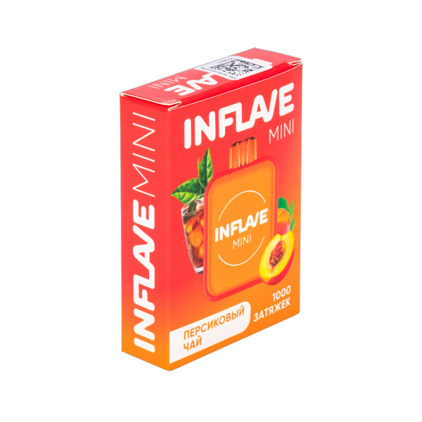 Inflave Mini Персиковый Чай (1000 Затяжек) в Воркуте