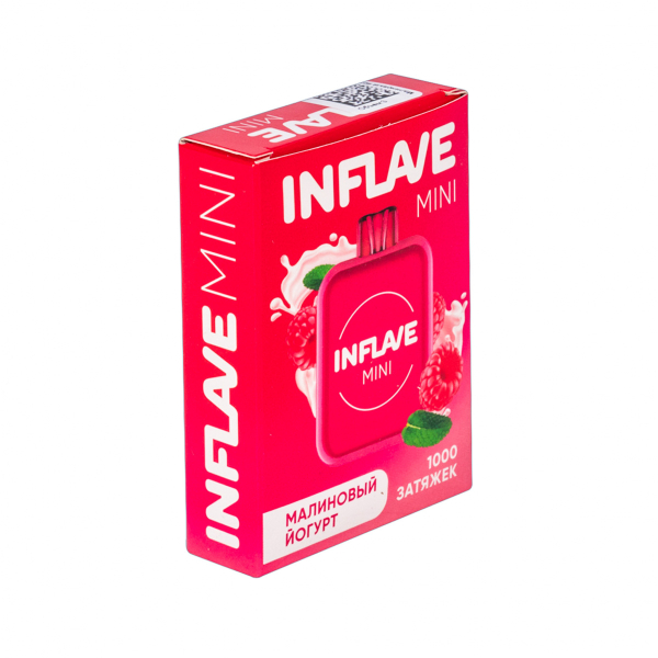 Inflave Mini Малиновый Йогурт (1000 Затяжек) в Воркуте