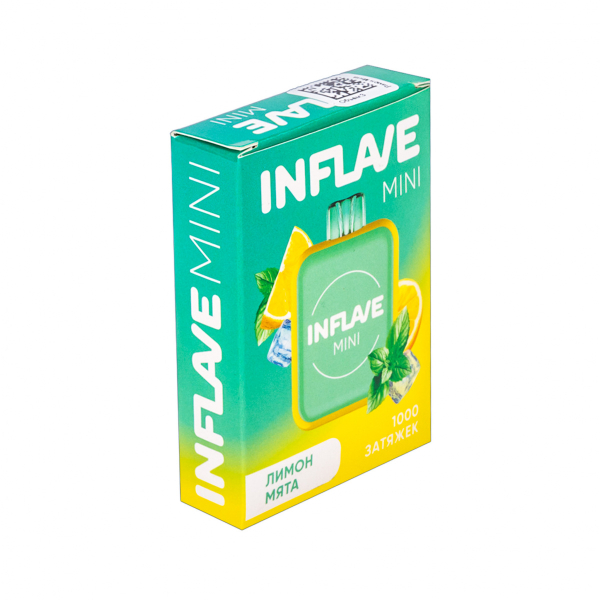 Inflave Mini Лимон Мята (1000 Затяжек) в Воркуте