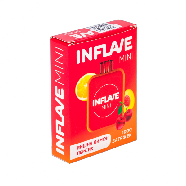 Inflave Mini Вишня Персик Лимон (1000 Затяжек) в Воркуте