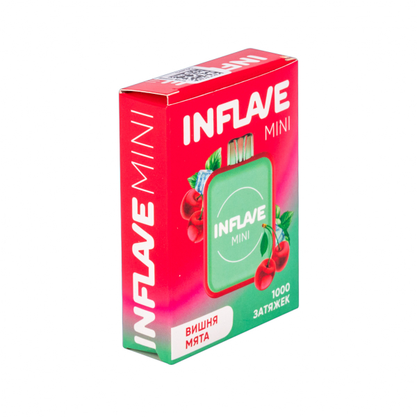 Inflave Mini Вишня Мята (1000 Затяжек) в Воркуте