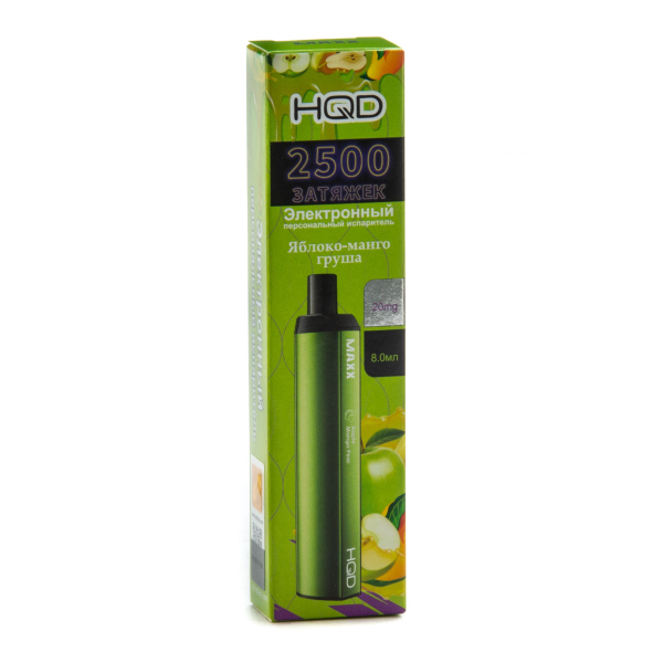 Hqd Maxx Яблоко Персик (2500 Затяжек) в Воркуте