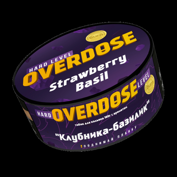 Табак Overdose Strawberry Basil  100 грамм в Воркуте