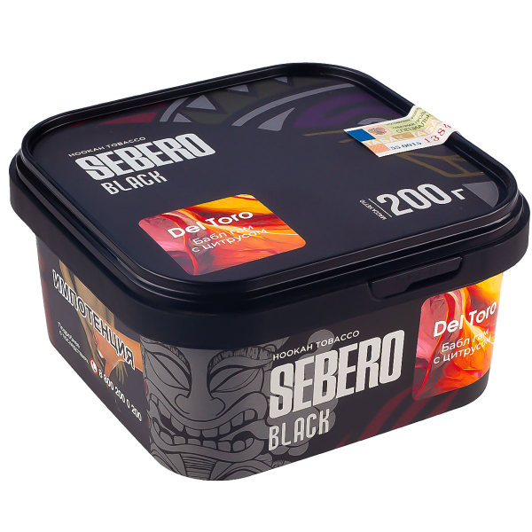 Табак Sebero Black Del Toro  200 грамм в Воркуте