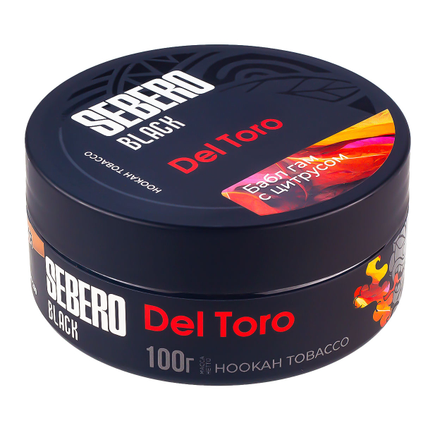 Табак Sebero Black Del Toro  100 грамм в Воркуте