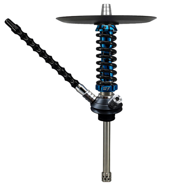 Кальян Mamay Custom Coilovers Micro Синий Сплеш Черный  в Воркуте