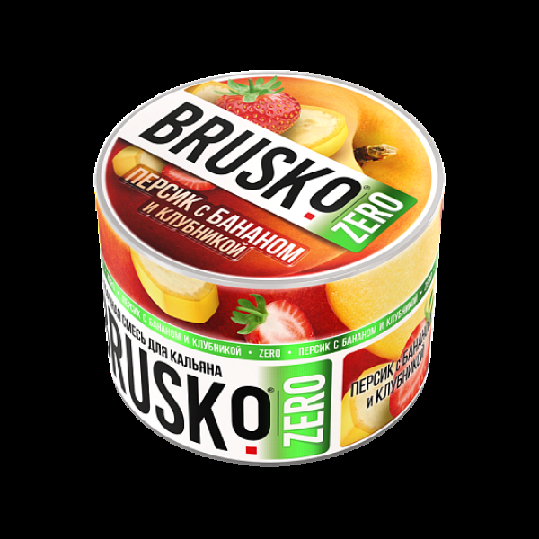 Смесь Brusko Персик С Бананом И Клубникой (Zero)  50 гр в Воркуте