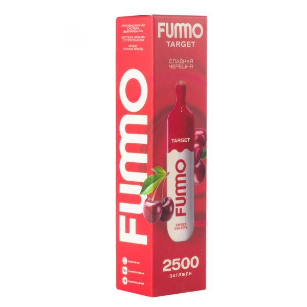 Fummo Target Сладкая Черешня (2500 Затяжек) в Воркуте