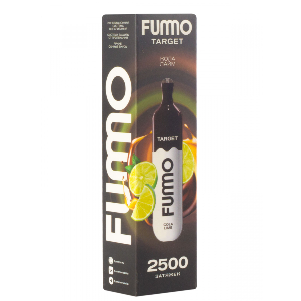 Fummo Target Кола Лайм (2500 Затяжек) в Воркуте