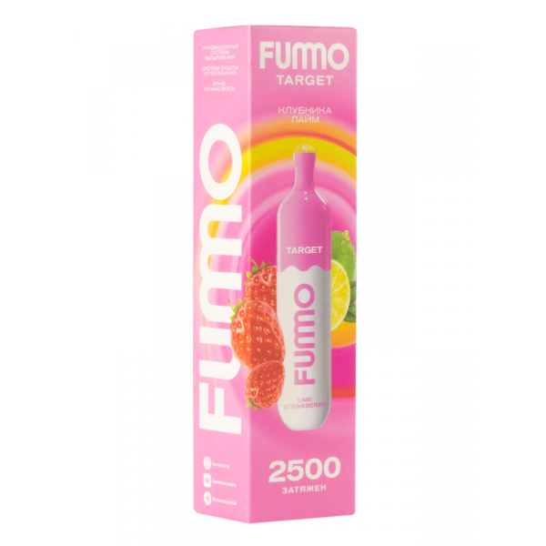 Fummo Target Клубника Лайм (2500 Затяжек) в Воркуте