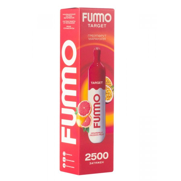 Fummo Target Грейпфрут Маракуйя (2500 Затяжек) в Воркуте
