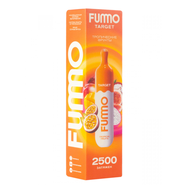 Fummo Target Тропические Фрукты (2500 Затяжек) в Воркуте