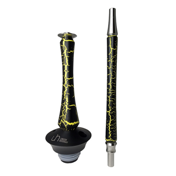 Кальян Union Hookah Sleek Кракле Желтый  в Воркуте