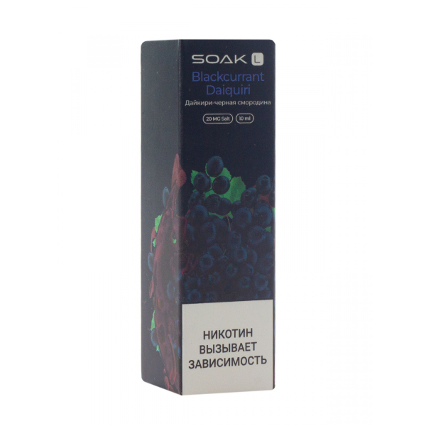 Жидкость Soak Blackcurrant Daiquiri 10 Мл 2 Мг в Воркуте