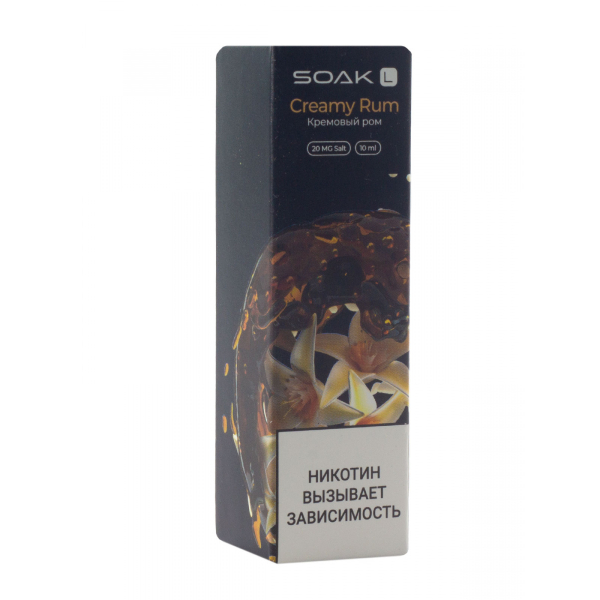 Жидкость Soak Creamy Rum 10 Мл 2 Мг в Воркуте
