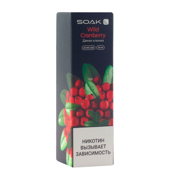 Жидкость Soak Wild Cranberry 10 Мл 2 Мг в Воркуте