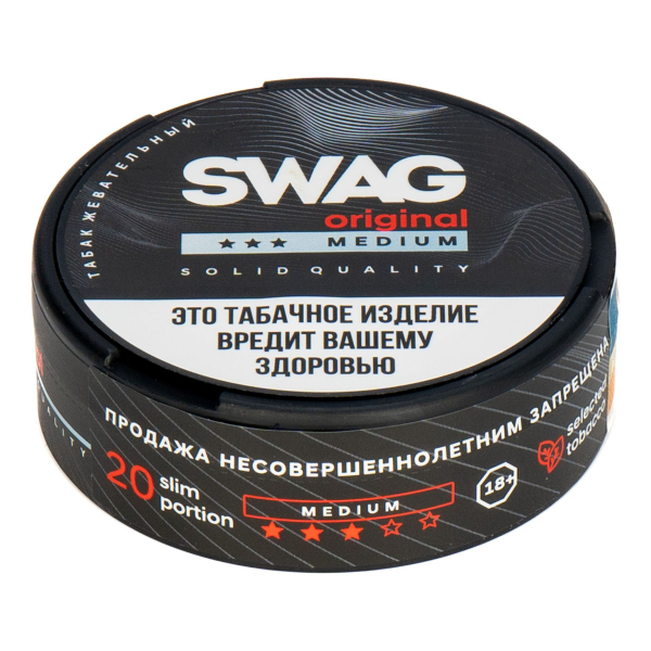 Жевательный табак Swag Medium Original 10 грамм в Воркуте
