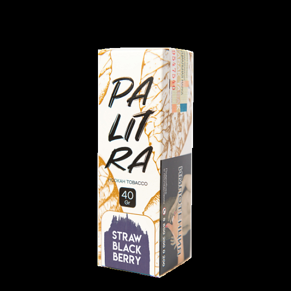 Табак Palitra Straw Black Berry (Земляника Ежевика)  40 грамм в Воркуте