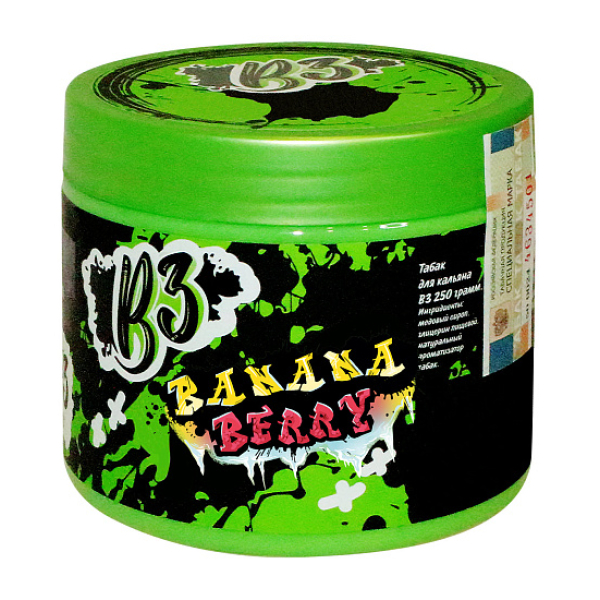 Табак B3 Bananaberry  250 грамм в Воркуте