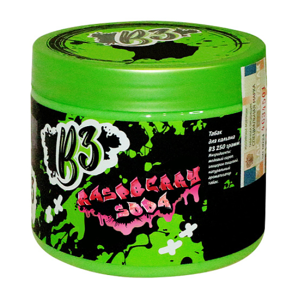 Табак B3 Raspberry Soda  250 грамм в Воркуте