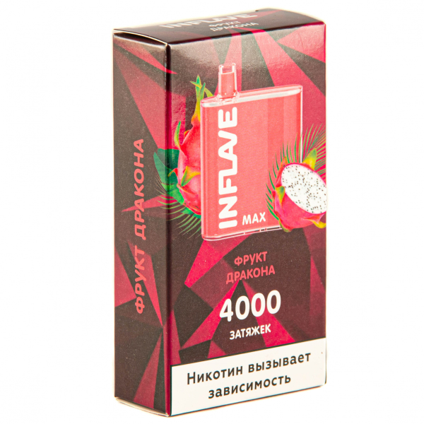 Inflave Max Фрукт Дракона (4000 Затяжек) в Воркуте