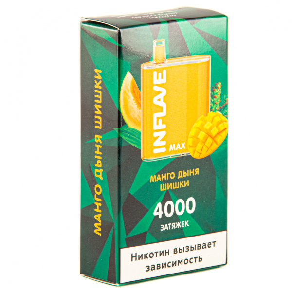 Inflave Max Манго-Дыня-Шишки (4000 Затяжек) в Воркуте