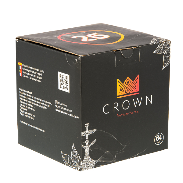 Уголь Crown Кокосовый 64 Шт (26 Мм) в Воркуте