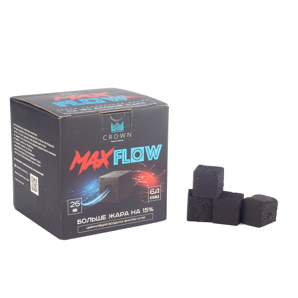 Уголь Crown Maxflow Кокосовый 64 Шт (26 Мм) в Воркуте