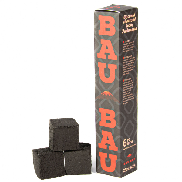 Уголь Bau Bau Кокосовый 6 Шт Черный (25 Мм) в Воркуте