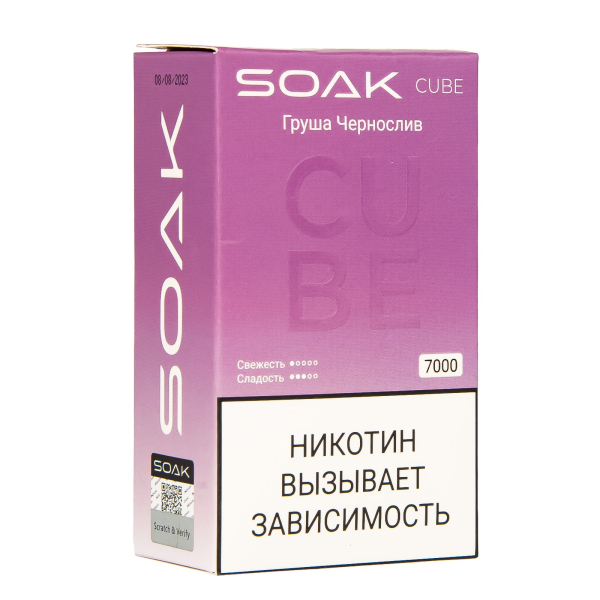Soak Cube Груша Чернослив 7000 Затяжек в Воркуте