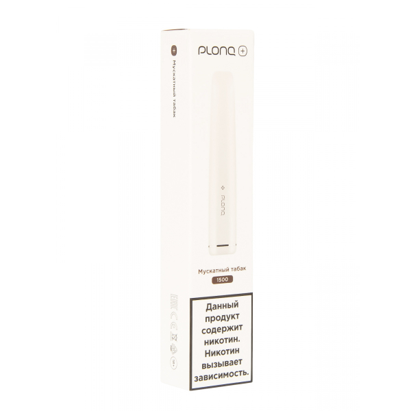 Plonq Plus Мускатный Табак (1500 Затяжек) 20 Мг в Воркуте