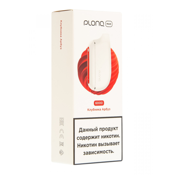 Plonq Max Клубника Арбуз (6000 Затяжек) 20 Мг в Воркуте
