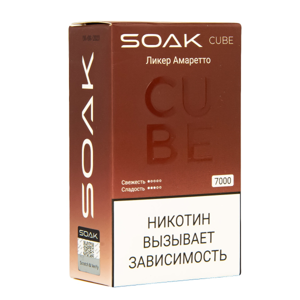Soak Cube Ликер Амаретто 7000 Затяжек в Воркуте